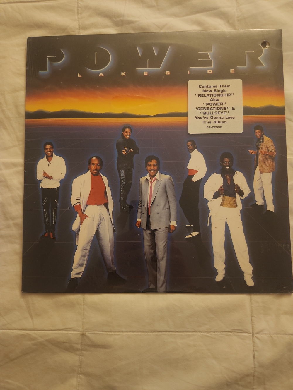 Power "Lakeside" SEALED VINTAGE VINYL EX!!! HYPE STICKER